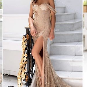 Gabriella glitter gown